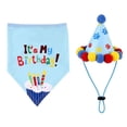thumbnail image 1 of 1 gorro de fiesta de cumpleaños para mascotas., 1 of 3