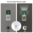 thumbnail image 3 of Honeii Christmas tree green plaid Print LED Night Light with Light Sensor, Night Lights Plug Into Wall,Ideal for Bedrooms and Hallways-UK, 3 of 7