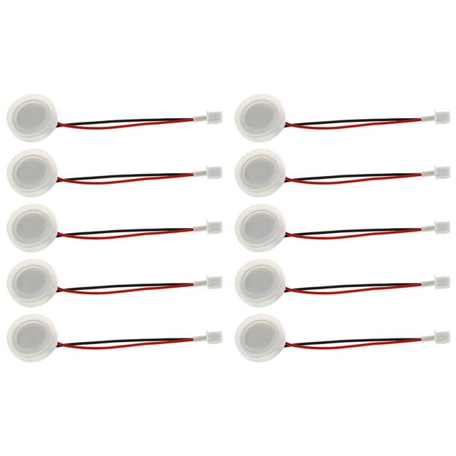 10 Piezas 20mm 1,7 Mhz Ultrasónico Fabricante de Niebla Discos de Cerámica Con Alambre Y Anillo de Sellado Accesorios Humidificador