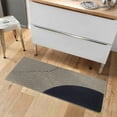 thumbnail image 2 of Geometric Beige Kitchen Runner Rug 20x48 inches, 2 of 7