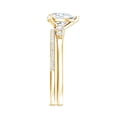 thumbnail image 3 of Rosec Jewels Certified Lab Grown Diamond Wedding Ring Set - EF-VS Quality - Ready To Gift, 14K Yellow Gold, US 7.50, 3 of 8