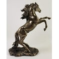 thumbnail image 4 of Unicorn Studio Rearing Stallion Cold Cast Statue Figurine, Bronze Color 12.38 Inch, 4 of 4