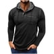 thumbnail image 2 of pstuiky camisa de manga larga para hombre, Suéter informal de color liso para hombre, cárdigan con botones, bolsillo, mangas largas y capucha Tops de hombre l, 2 of 7