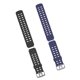 thumbnail image 1 of Inteprter 2 piezas de banda de silicona reemplazada tira gran decoración repuesto reloj suministros DIY Prop accesorios tiras transpirables Electrónica Azul negro, 1 of 6