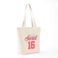 thumbnail image 7 of CafePress - Sweet 16 Tote Bag - Unisex Canvas Tote Bag, Beige, 1-Piece, 7 of 7