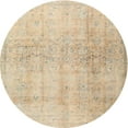 thumbnail image 1 of Ahgly Company Indoor Round Traditional Brown Persian Area Rugs, 3' Round, 1 of 6