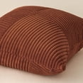 thumbnail image 2 of Fundas de almohada Topfinel Terracotta Corduroy de 65 x 65 cm (juego de 2), 2 of 6