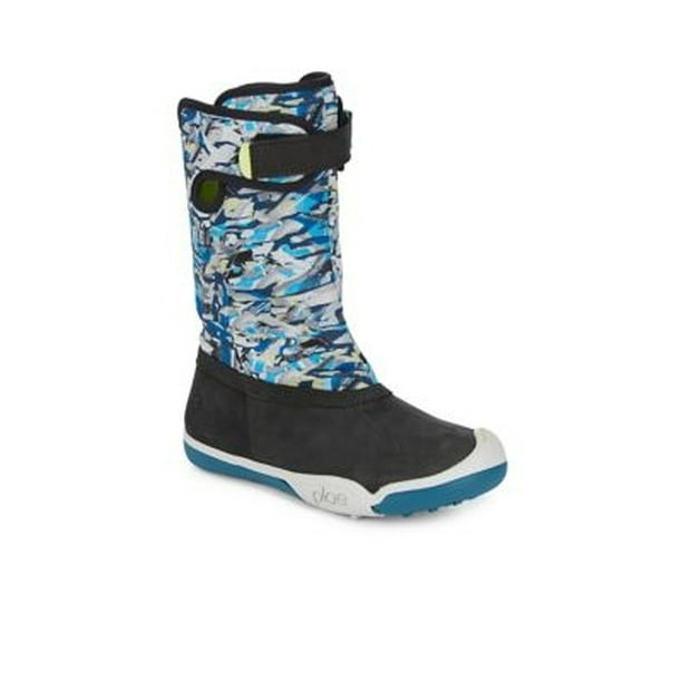 Kids Plae Girls Thandi Knee High Pull On Snow Lunar Blue Size 3 0 M Us Youth Walmart Com Walmart Com