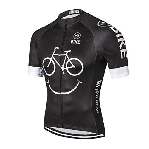 Cycling Jersey Men Full Zip Bike Shirt Racing Top Bicycle Clothing
