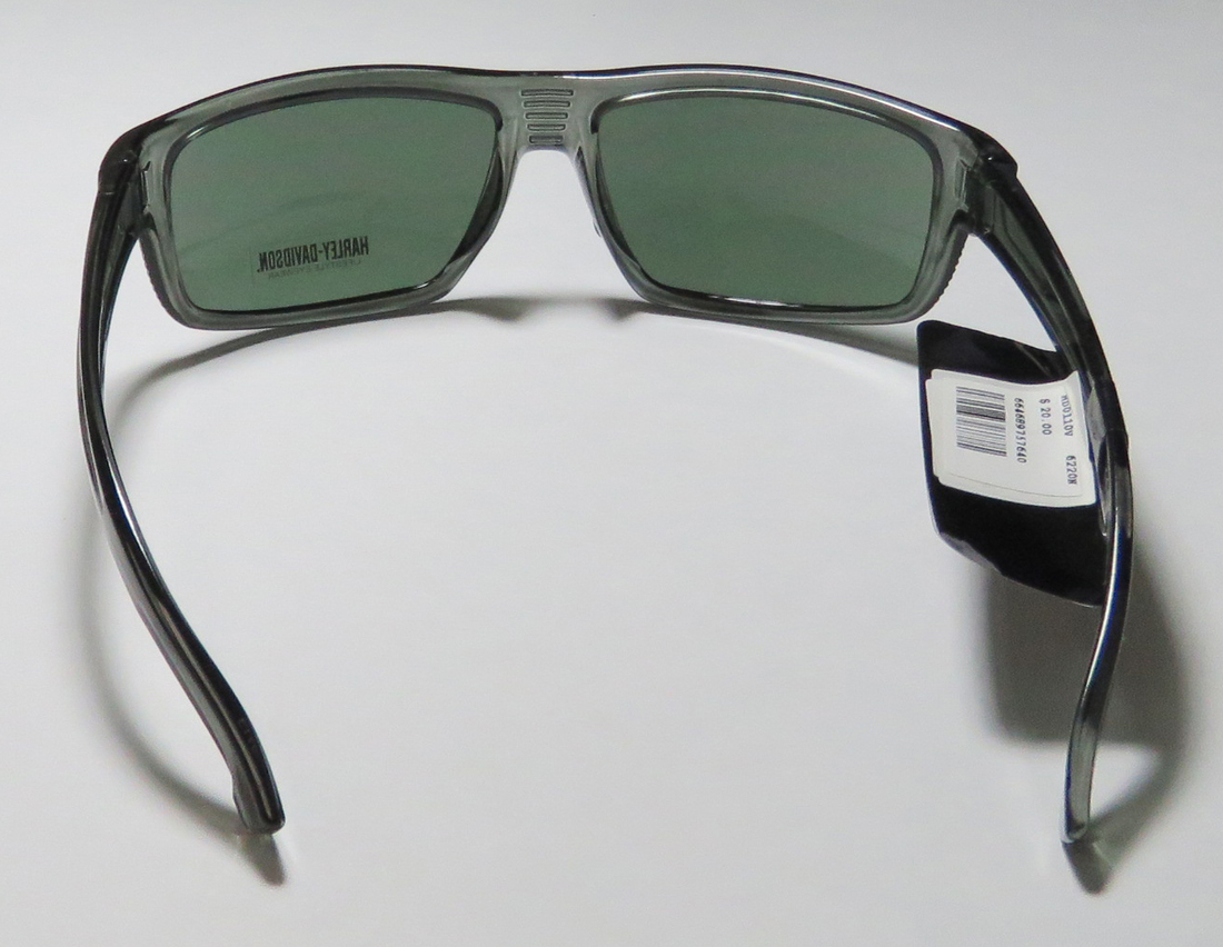 Harley-Davidson Men's Rectangle H-D Script Sunglasses, Gray Frame & Green Lens, Harley Davidson - image 5 of 8