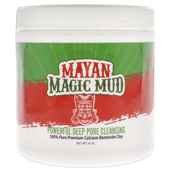 Potente arcilla de limpieza profunda de poros de Mayan Magic Mud para unisex - Limpiador de 8 oz