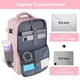 thumbnail image 4 of Mochila de Viaje 10 kg Avion 35L Grande Impermeable para Hombre y Mujer, Compartimento Laptop 15.6 pulgadas, Puerto USB Integrado, Maleta Mano Funcional, Práctica Equipaje Cabinas, Rosa, 4 of 8