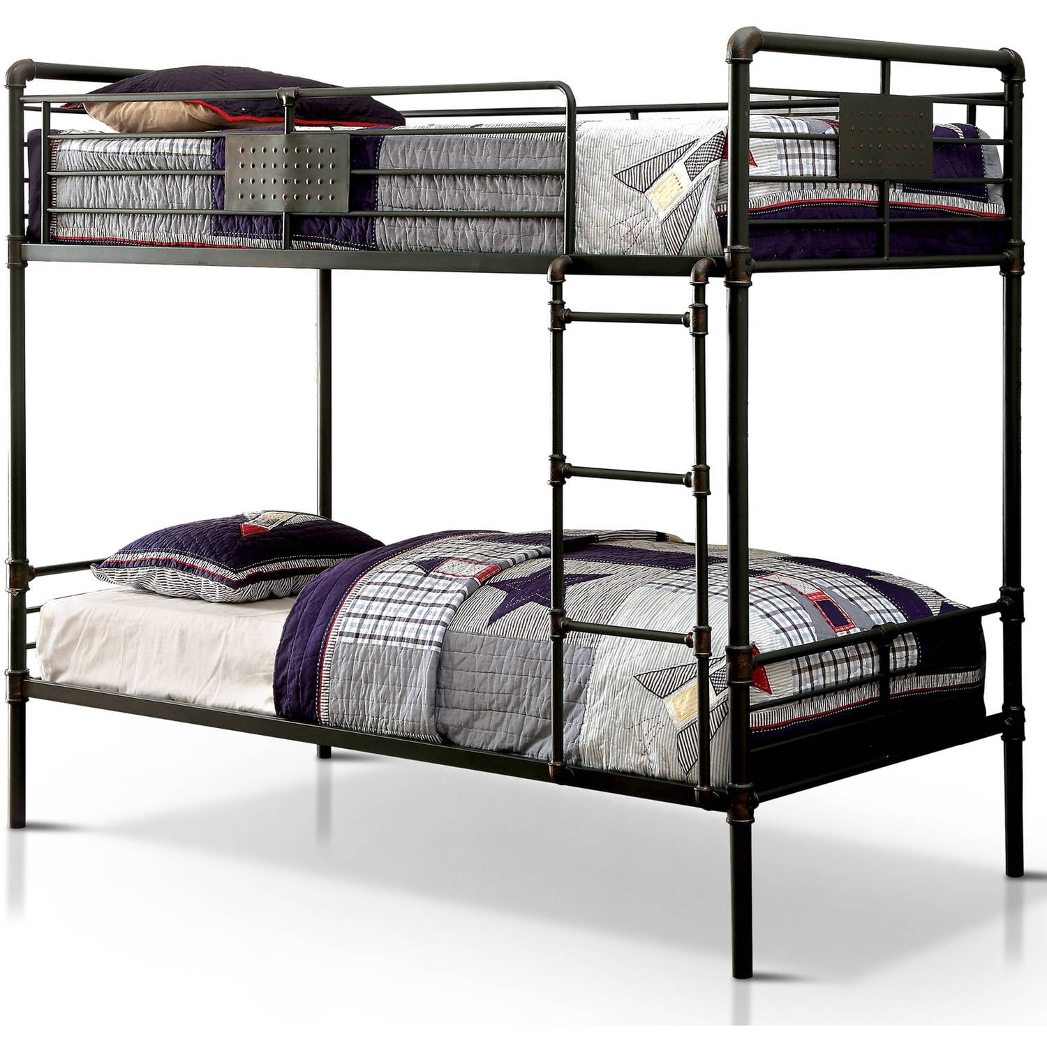Furniture Of America Seanze Full Over Bunk Bed Antique Black Furniture Of America Seanze Full Over Bunk Bed Antique Black Com