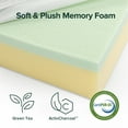 thumbnail image 2 of Zinus Ultra Plush Green Tea Memory Foam Pillow Pet Bed, Large, 2 of 11