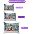 thumbnail image 3 of Merry Christmas German Shepherd Enjoys Woofmas Winter Xmas Holiday Pillowcase Double Sided Alsatian Dog Lover Gifts Pillow Case Covers - 02022, 3 of 3