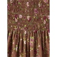thumbnail image 2 of The Children's Place Girls Long Sleeve Smocked Floral Dress, Sizes XS-XXL, 2 of 3