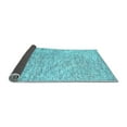 thumbnail image 2 of Ahgly Company Indoor Rectangle Abstract Light Blue Contemporary Area Rugs, 3' x 5', 2 of 4