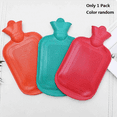 thumbnail image 3 of Thick Hot Water Bag Rubber Winter Warm Hot Water Bag Hand Warmer Girls Pocket Hand Feet Warm Water Bottle, 3 Pack 1000ML, 3 of 8