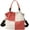 Red+white, variant on CoCopeaunt Women Girls Fashion Contrast Color Grid Tote Hobo Handbag Casual Canvas Shoulder Bag