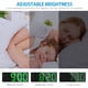 thumbnail image 4 of Reloj despertador digital con pantalla LED, visualización de temperatura y fecha, control por voz, alimentación por USB/batería - Green Digital, 4 of 5
