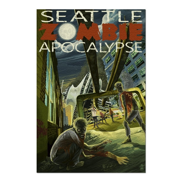 Apocalypse Jigsaw Puzzle Chapter 1 Seattle Zombie Apocalypse (20x30 Premium 1000 Piece Jigsaw Puzzle, Made