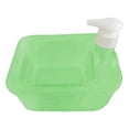 thumbnail image 2 of Liulin Dish Soap Dispenser, 2-in-1 Kitchen Soap Dispenser with Sponge Holder, Space Saving Dishwashing Soap Dispenser for Kitchen Sink Countertop Bathroom Counter Organizer and Storage, Green, 2 of 9