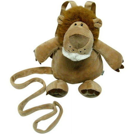 Animal Planet 2 in 1 Harness Backpack, Lion, Brown, Child Leash, Baby Walking Safety Harness, Kid Backpack with Tether, Toddler Travel, Wrist Leash