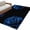 Blue, variant on Pink Rose Large Area Rugs for Bedroom Living Room, Soft Non Slip Carpet Bedside Rug, Vintage Abstract Garden Flower Floral Black Rectangular Floor Cover Kitchen Accent Rug 6'x9' for Office