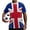 England Flag, variant on Canada Flag Soccer Jersey for Men & Youth Breathable Soft Football T Shirts Quick Dry Sports Fan Jerseys Running Shirt for Men and Kids Adults S-4XL