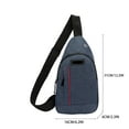 thumbnail image 2 of TaTaai Gift Sling Bag Men Backpack Unisex One Shoulder Bag Hiking Travel Backpack Crossbody for Men Women Versatile Casual Daypack, 2 of 8