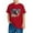 Red-2, variant on GERsome American Flag T-Shirts for Kids Girls 4th of July Patriotic Tops Summer Casual Short Sleeve Crewneck Graphic Tee Cotton, 3-4 Years
