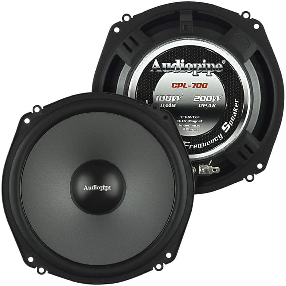 Audiopipe CPL700 Shallow Mount 7 Low Mid Frequency Speaker [pair]