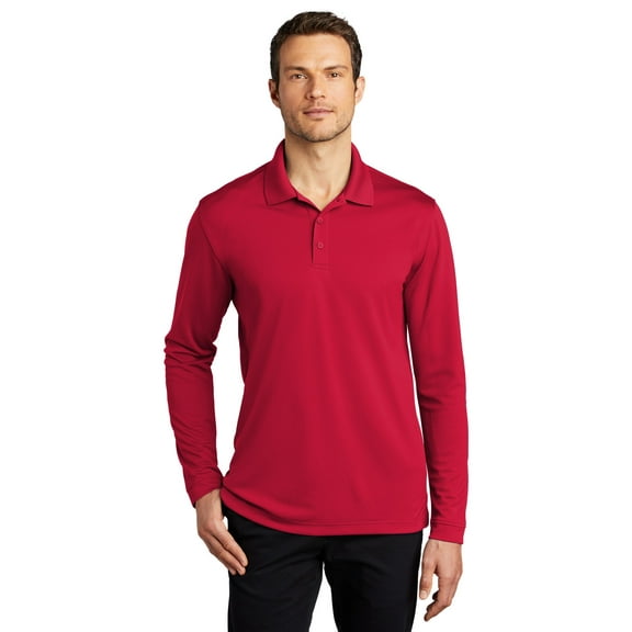 Port Authority Long Sleeve Solid Polo (Men's) 1 Pack