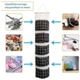 thumbnail image 3 of 2Pcs Wall Closet Hanging Storage Bag with 5 Pockets, 3 of 4