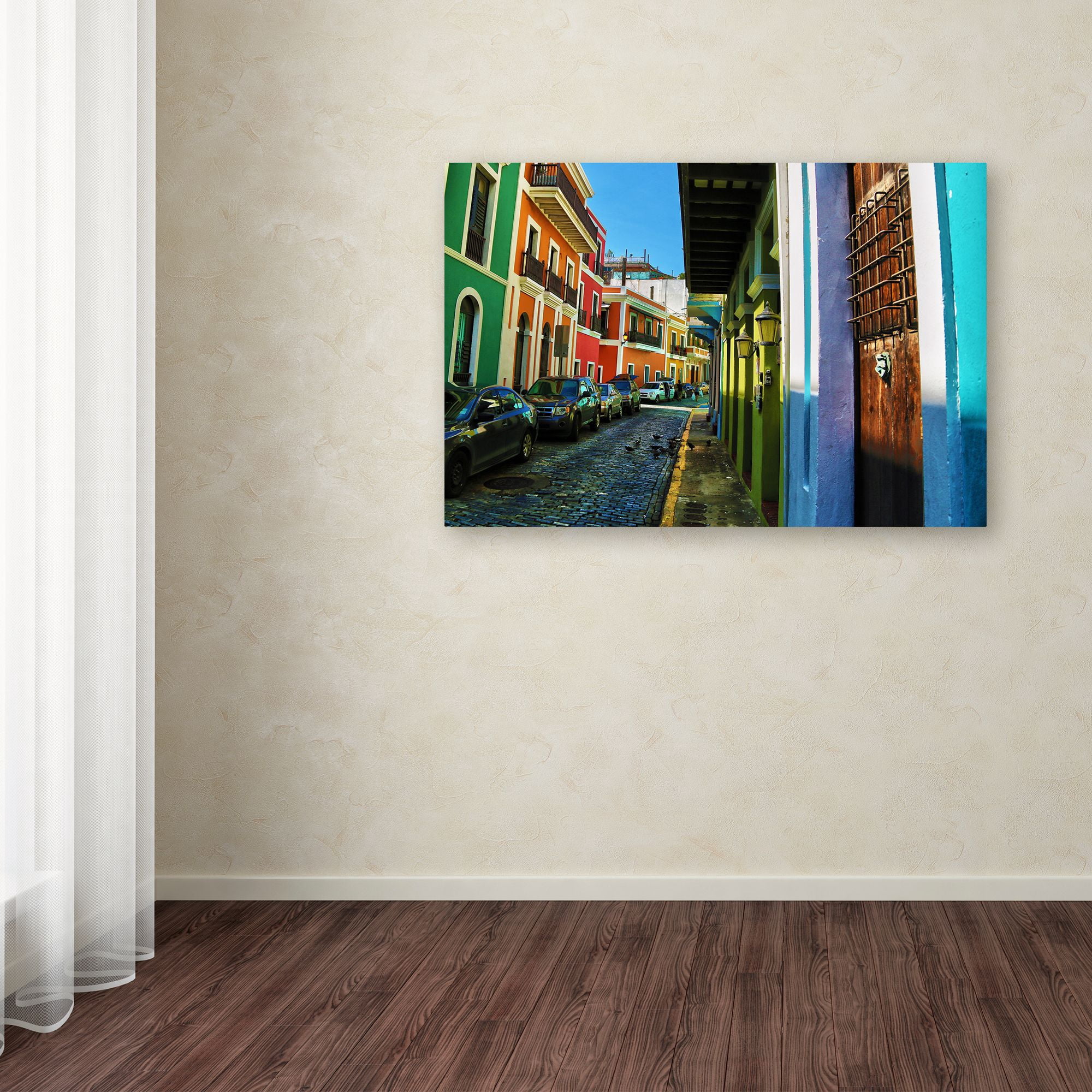 Trademark Fine Art "Old San Juan 11" Canvas Art by CATeyes