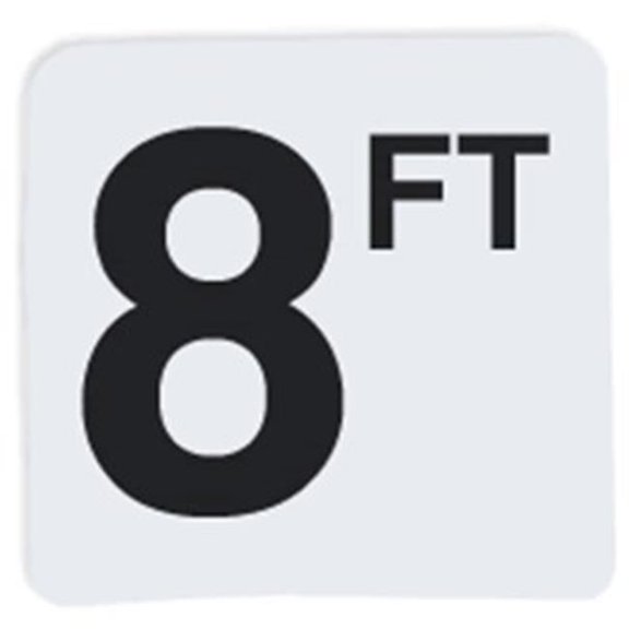 Inlays  6 in. Vinyl Stickon 8 ft.