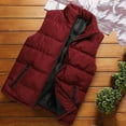 thumbnail image 3 of Men Long Sleeve Lined Flannel Jackets Collar Winter Color Autumn Vest Fashion Stand Top Blouse Streetwear Coat Chaquetas De Invierno, 3 of 5