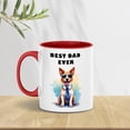 thumbnail image 4 of Happy Father's Day Best Toy Fox Terrier Cool Dad Ever 11oz Accent Two-tone Mug Dog Lover Coffee Tea Cup - 12007, 4 of 5