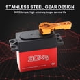 thumbnail image 2 of Lot de 4 Servo Numérique Haute Couple 30KG avec Boîtier en Alliage d'Aluminium Rouge & PBT, Rotation 270°, 5 Engrenages en Acier Inoxydable, 2 Roulements BB, Bras Servo Orange 25T, Tension 4.8-7.2V, Vitesse 0.17-0.24sec/60°, 2 of 6