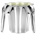 thumbnail image 3 of YBM Home Plastic Star Shaped Wash Cup With Dual Handle - Silver Pack of 3, Silver, 3 of 3