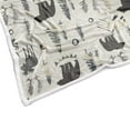 thumbnail image 3 of Bear Blanket, Mountain Woodland Animal Throw Blanket Grey Elk Antler Pine Tree Deer Forest Bedding Decor Soft Flannel Prints Cozy and Warm For Winter Fall, Bed Sofa 60X50inch, 3 of 3