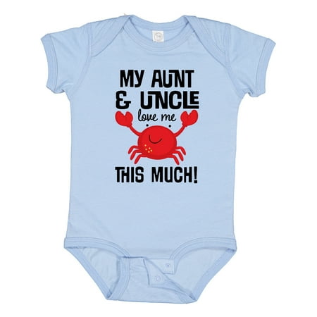 

Inktastic My Aunt and Uncle Love Me Nephew Gift Baby Boy or Baby Girl Bodysuit