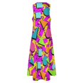 thumbnail image 6 of Classic Awful 90"s Long Dress women dress fairy dress for women summer, 6 of 7
