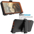 thumbnail image 5 of For Motorola Edge 2025 Case with Holster Belt Clip, Military Grade Drop Tested Full Body Protection Shockproof Heavy Duty Kickstand Cell Phone Case Defender Cover for Motorola Edge 2025 - Orange, 5 of 10