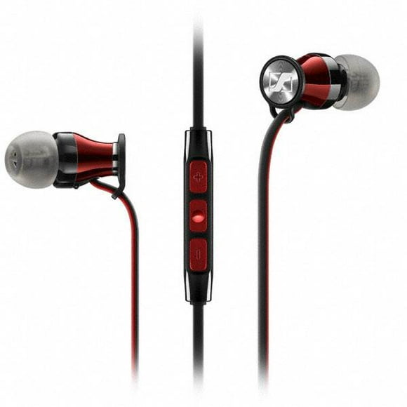 Sennheiser Momentum In-Ear iOS Audio Stereo Headphones Black/Red, Open Box