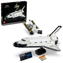 LEGO Icons NASA Space Shuttle Discovery Building Sets for Adults - Model Kits for Bookshelf or Office Decor, Ages 18 Years - Gifts for Men & Women - 10283