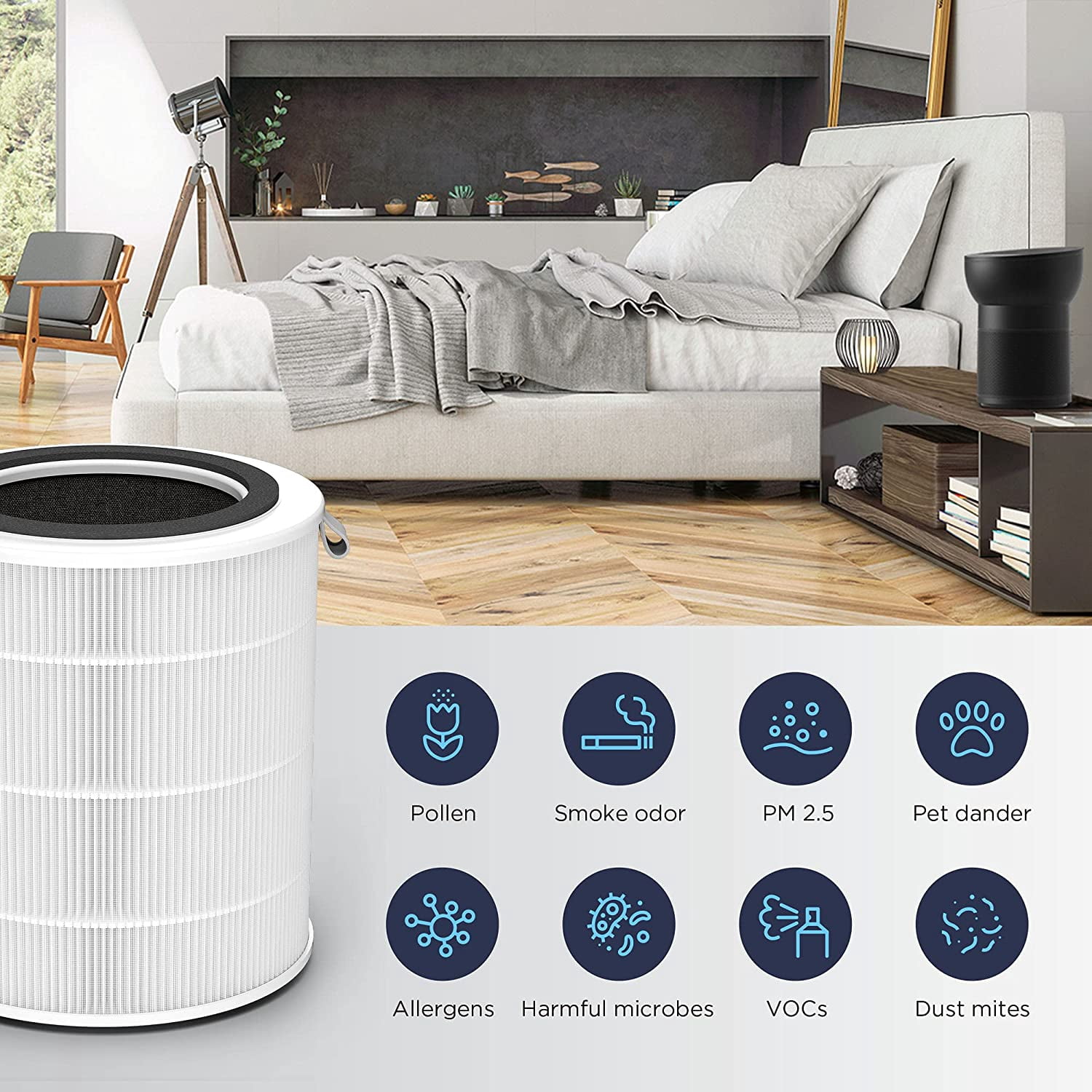 TCL Air Purifier True HEPA Replacement Filter for Breeva A2, AR2S