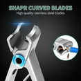 thumbnail image 4 of Toenail Clippers for Thick Toenails, Long Handle Wide Jaw Opening Nail Clippers for Adult, Men, Seniors, Extra Large Heavy Duty Toenail Clippers for Fingernail & Ingrown Toenail (2 Piece Set), 4 of 8