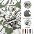 thumbnail image 5 of Round Rugs 4Ft, Dark Green Monstera Deliciosa Round Area Rug Washable Indoor Throw Carpet, Summer Botanical Tropical Soft Non Slip Circle Rug for Kitchen Nursery Room Home Decor Aesthetic, 5 of 8