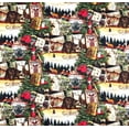 thumbnail image 2 of 1 Fat Quarter - Cabin Camping Hunting Bears & Fox Scenic Cotton Fabric - 21" X 18", 2 of 2